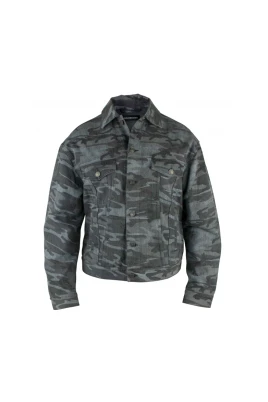 Camouflage Denim Jacket
