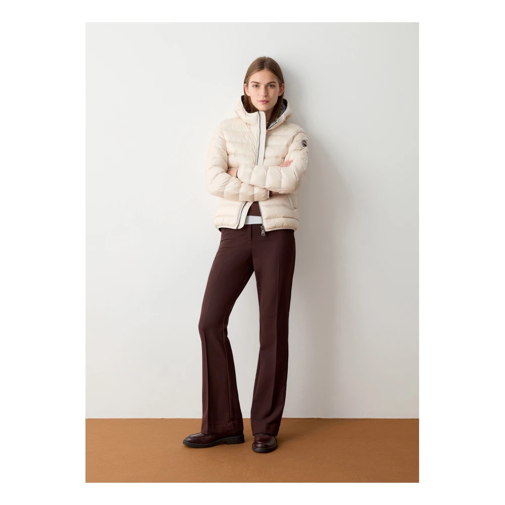 Colmar Korte Donsjas met Capuchon White Dames