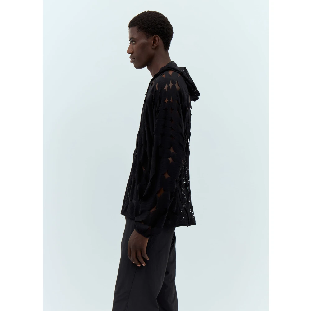 Post Archive Faction Hoodie met uitsparingen Black Heren
