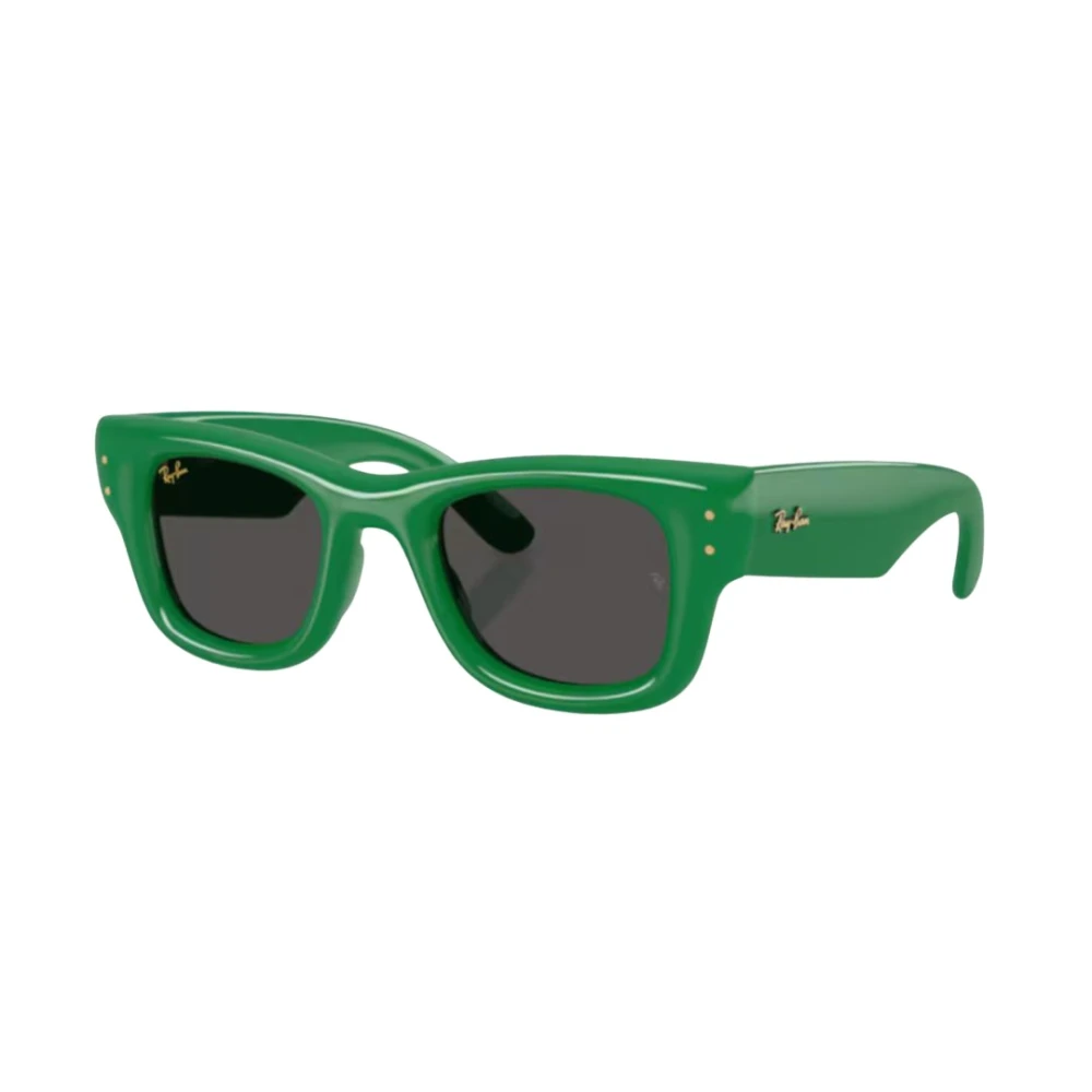 Ray-Ban Unisex Green Sunglasses, 47 Mm, Wayfarer Puffer