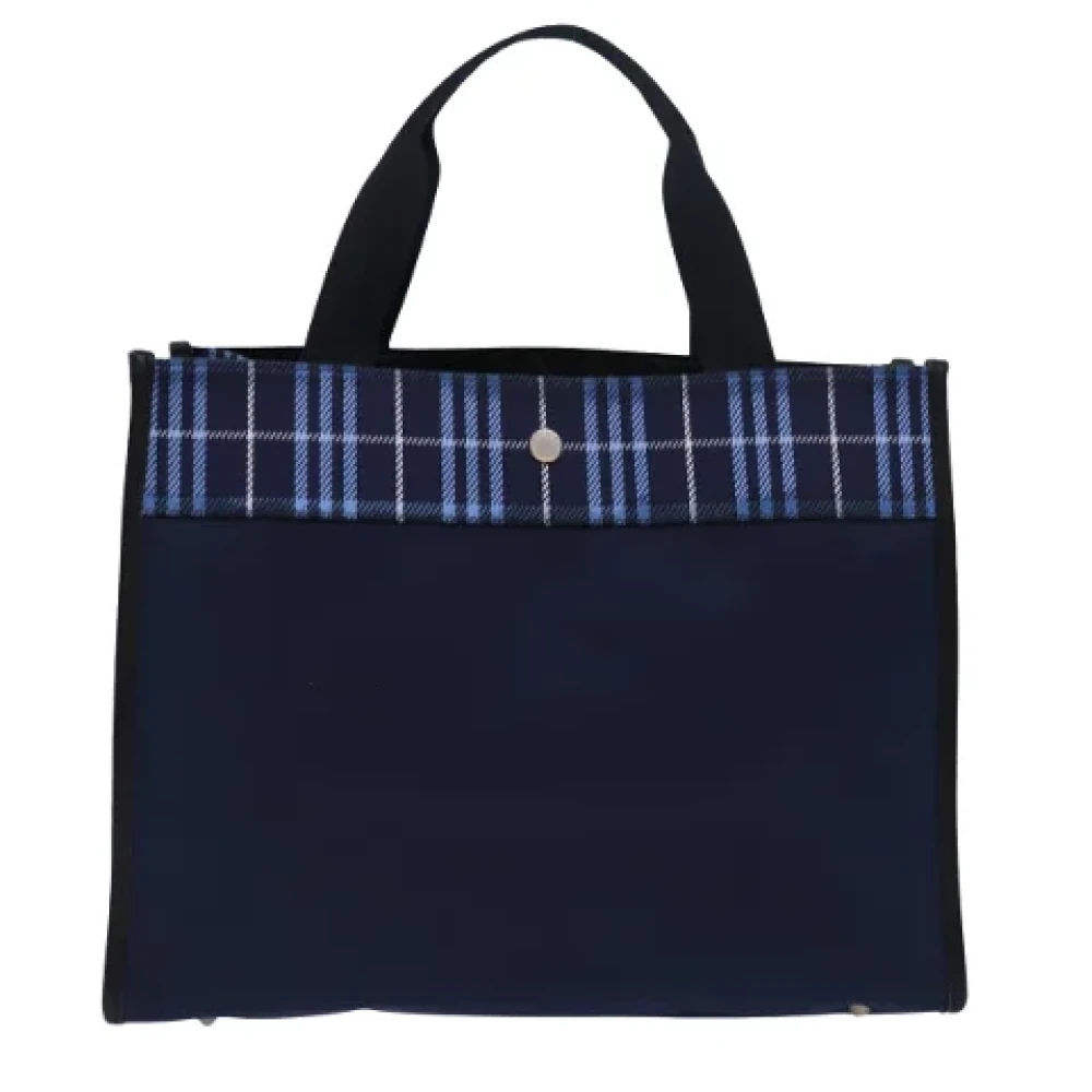 Burberry Vintage Pre-owned Fabric totes Blue Dames
