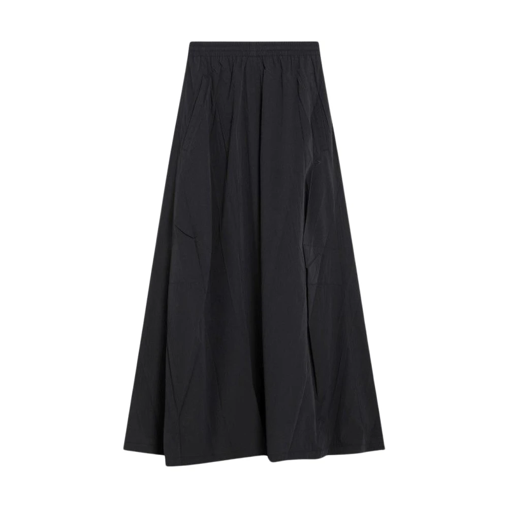 Balenciaga Women's Blue Maxi Skirts, Xs, Relaxed Fit A-Line Maxi Skirt