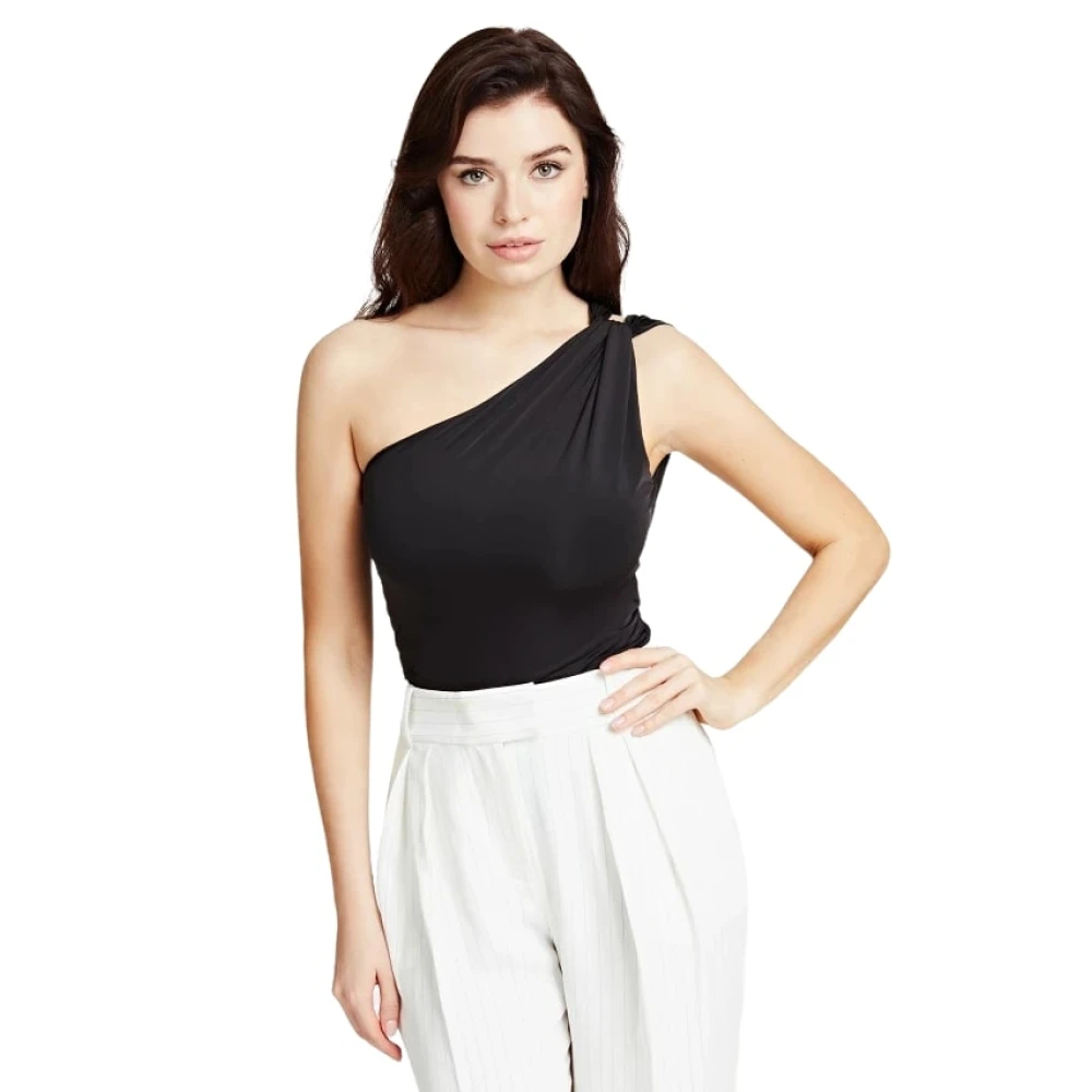 Guess Mouwloze Top Black Dames