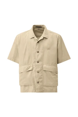 Poplin Boxy Kortärmad Skjorta