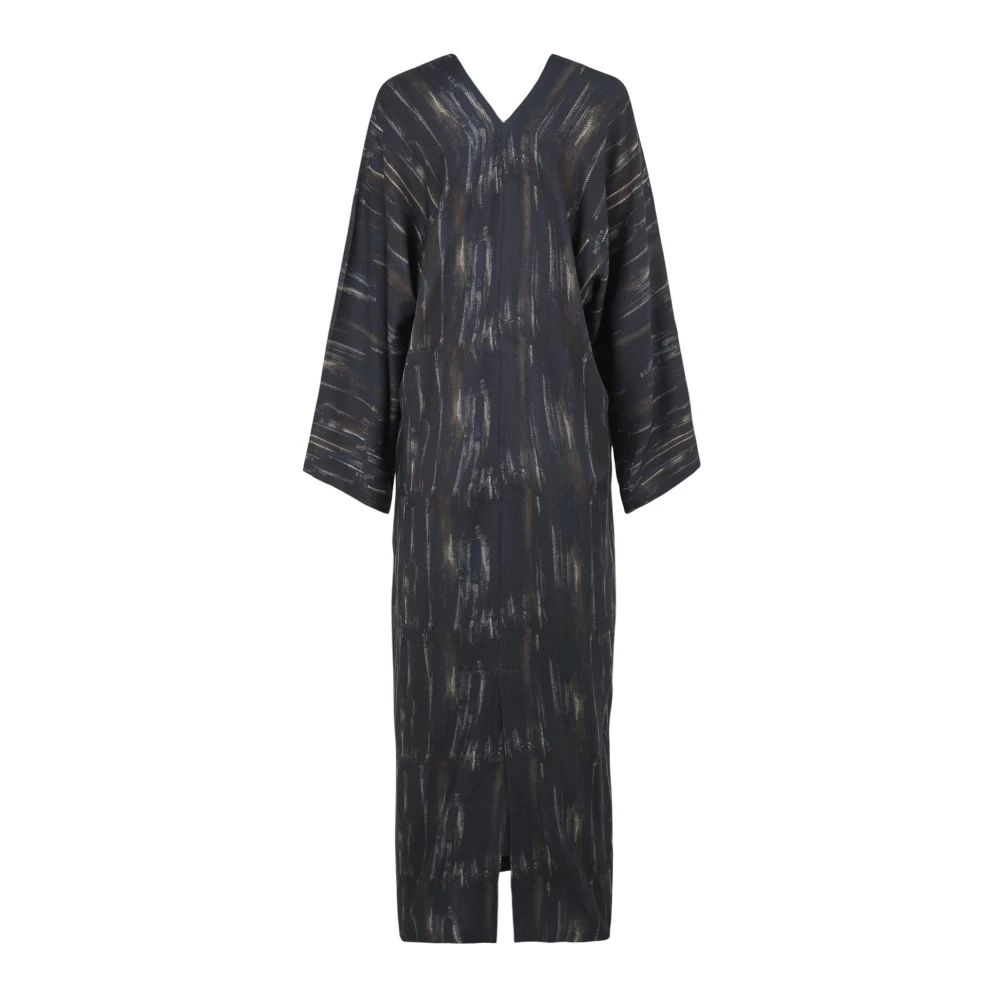Cortana Thais wol en zijde bedrukte jurk Multicolor Dames