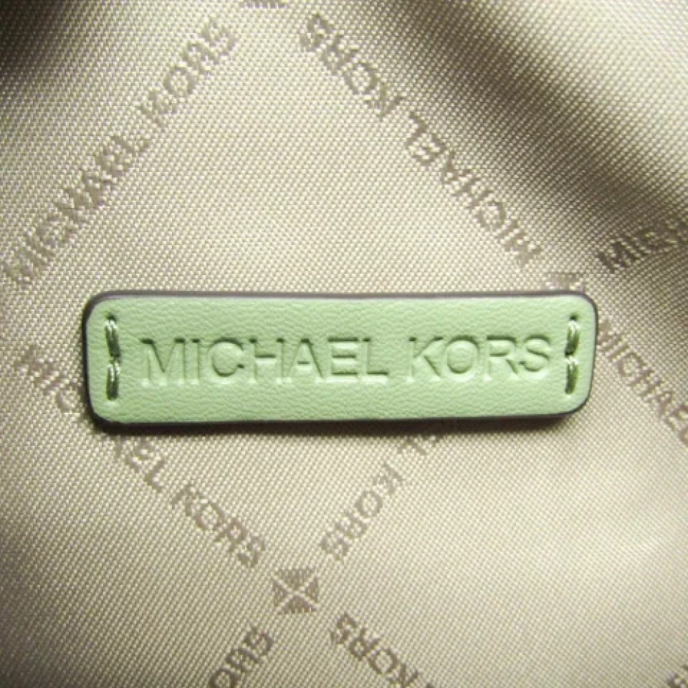 Michael Kors Pre-owned Leather shoulder-bags Green Dames