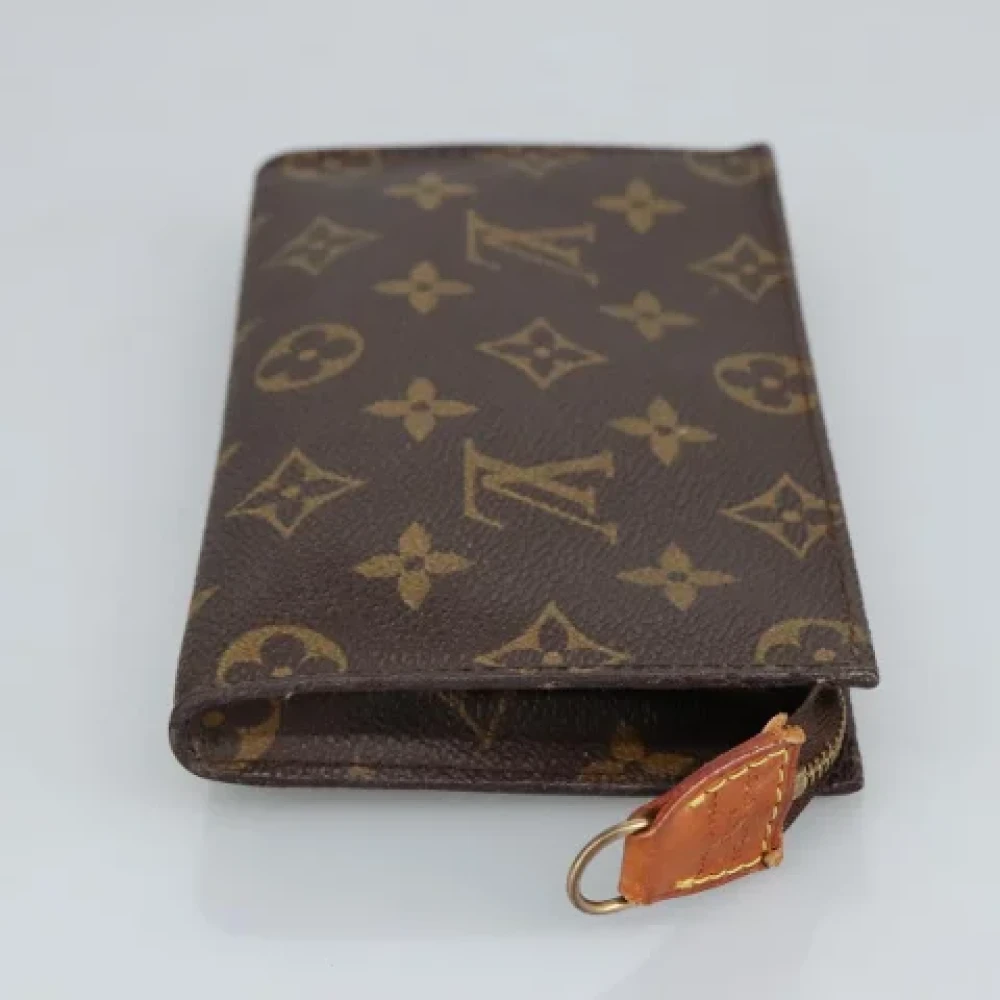 Louis Vuitton Vintage Pre-owned Leather pouches Brown Dames