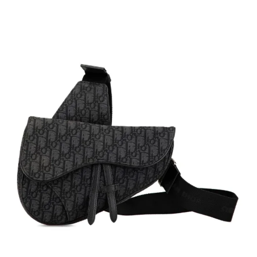Dior Vintage Pre-owned Canvas dior-bags Gray Dames