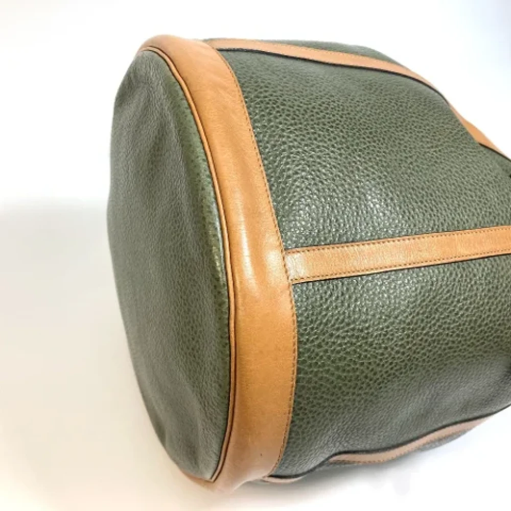 Dior Vintage Pre-owned Leather dior-bags Green Dames