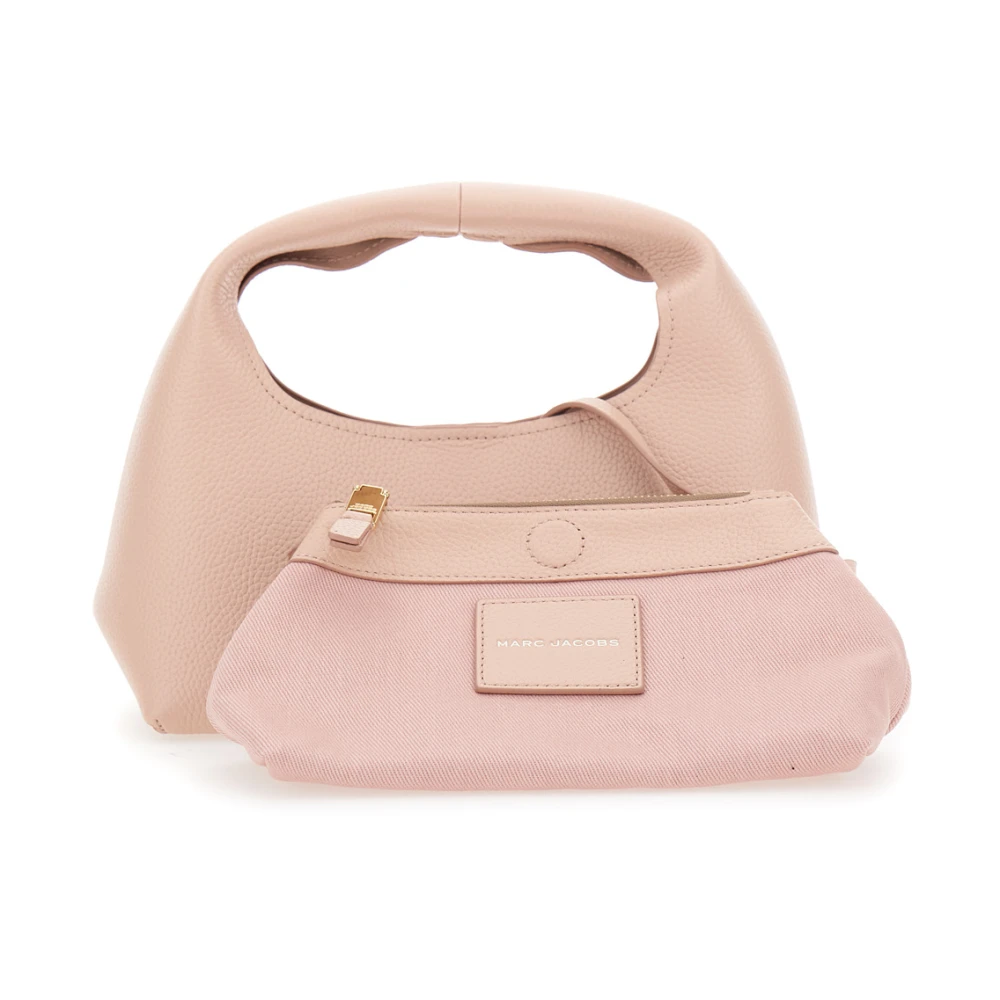 Marc Jacobs Roze Mini Sack Handtas met Logo Pink Dames