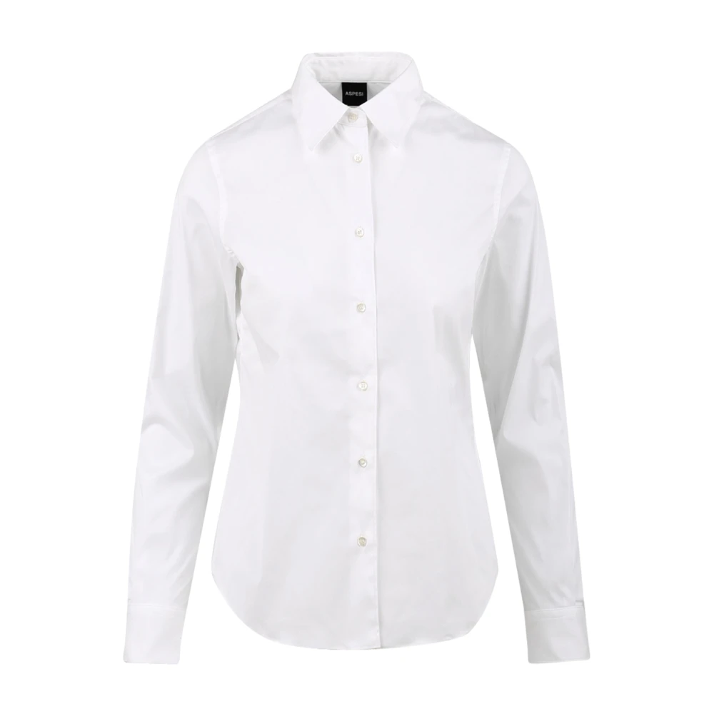 Aspesi Damesblouse Model 5422 6807 29072 White Dames
