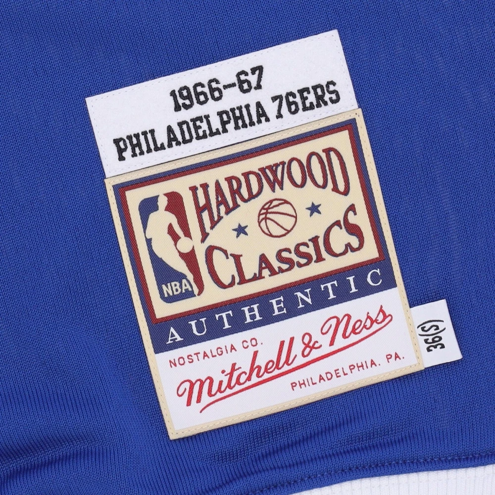 Mitchell & Ness NBA Schietshirt 1966 Philadelphia 76ers Blue Heren