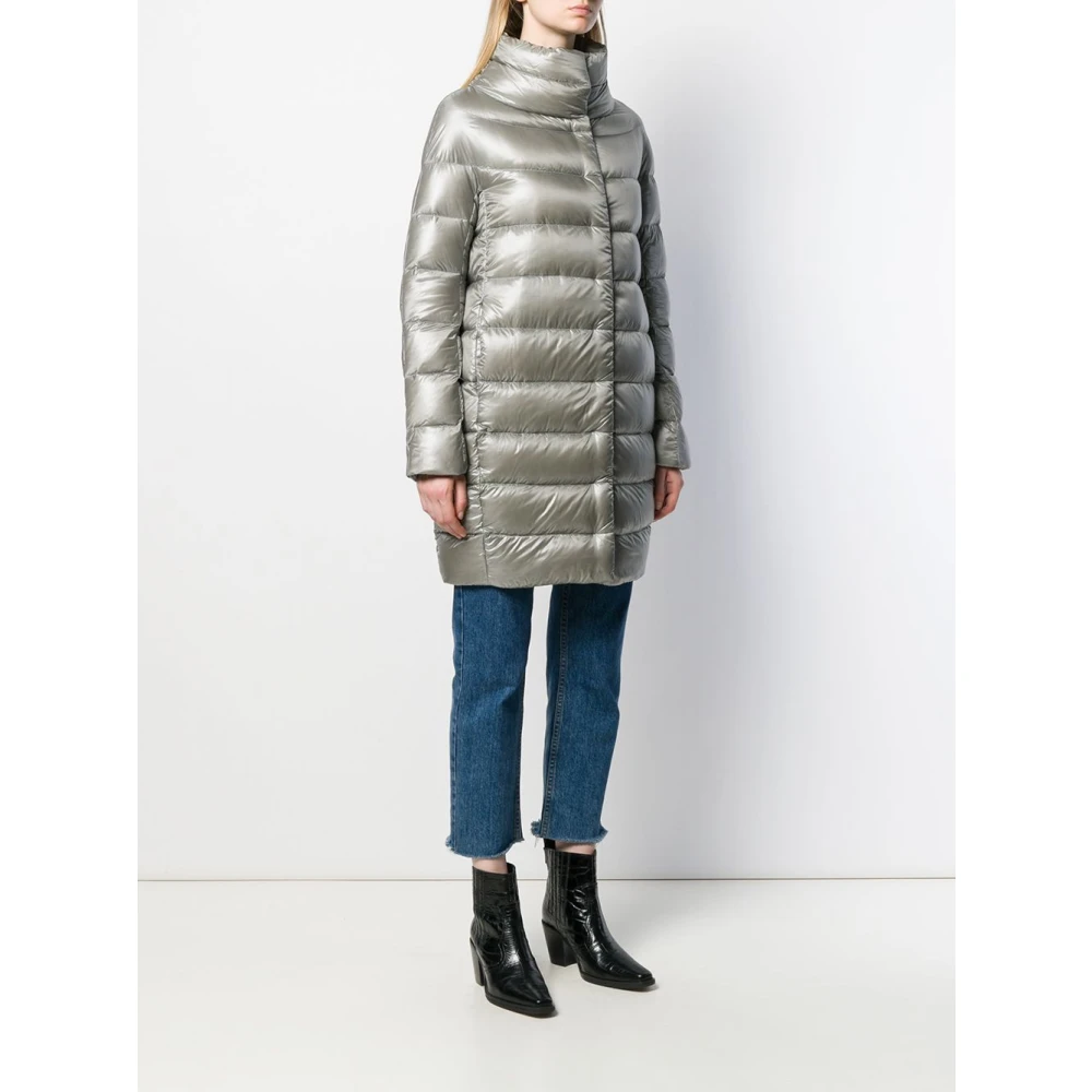Herno Stijlvolle Parka Jas voor Mannen Gray Dames
