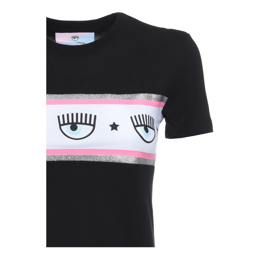 Chiara Ferragni Collection Stijlvolle T-shirts en Polos Black Dames