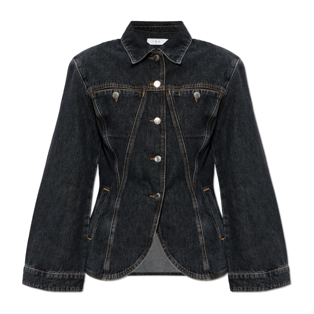 Iro Blue Denim Jackets, Female, S, Iloan Denim Jacket