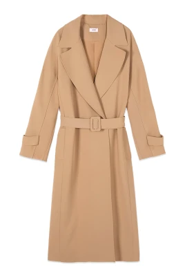Lång Trenchcoat med Bä