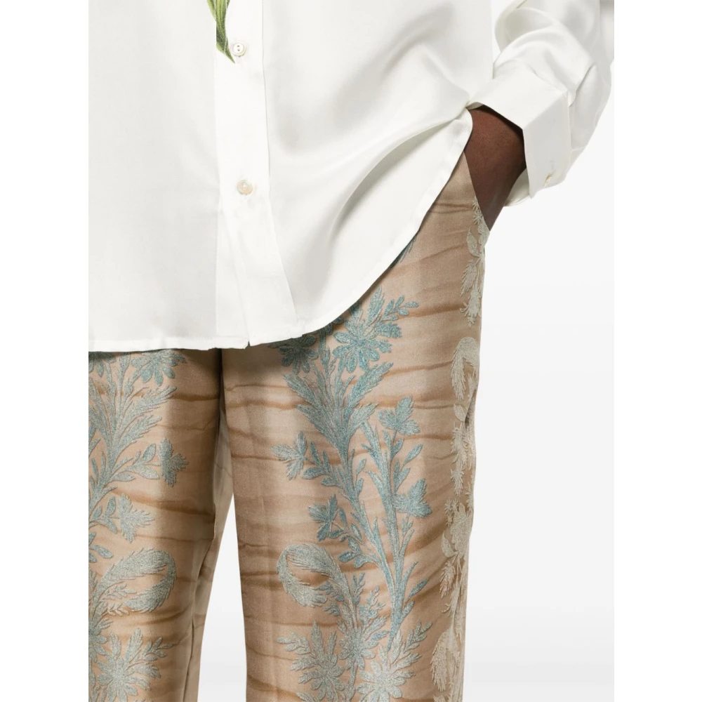 Pierre-Louis Mascia Cropped Trousers Multicolor Dames