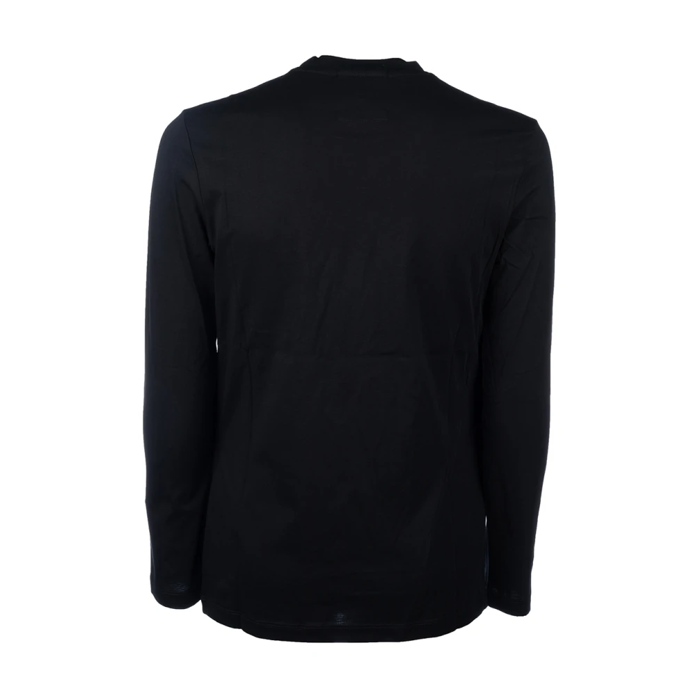 Emporio Armani Casual Katoenen T-Shirt voor Mannen Black Heren
