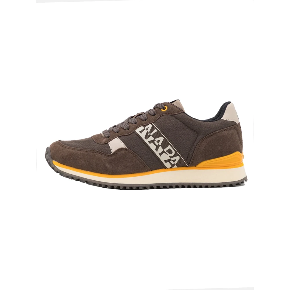 Napapijri Men's Brown Cosmos Oro Running Sneakers