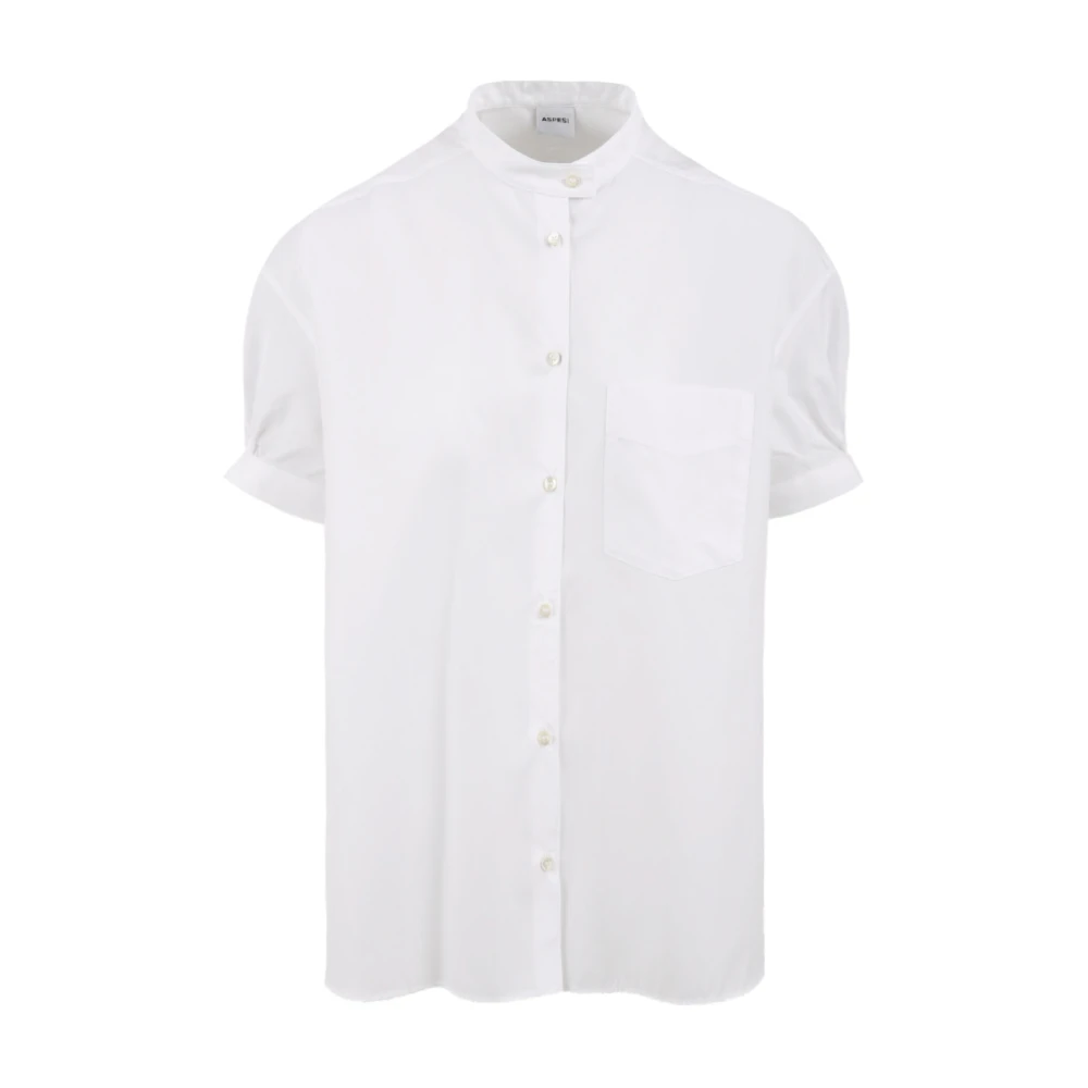 Aspesi Wit Overhemd Model 5480 C118 White Dames