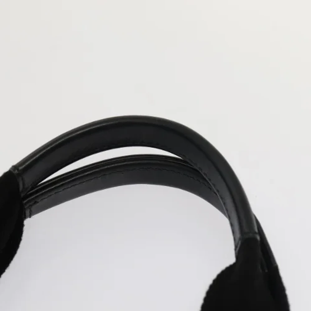 Gucci Vintage Pre-owned Canvas totes Black Dames