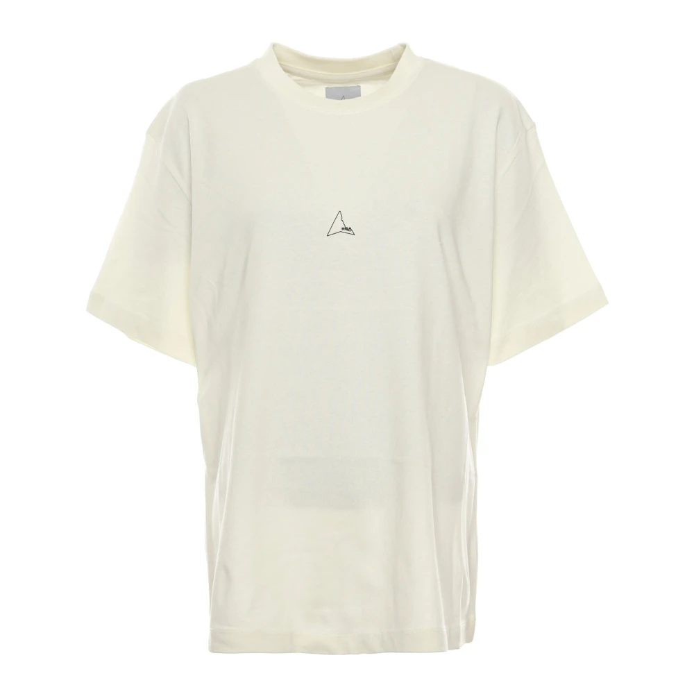 ROA Logo Tee Oversized T-Shirt White, Herr