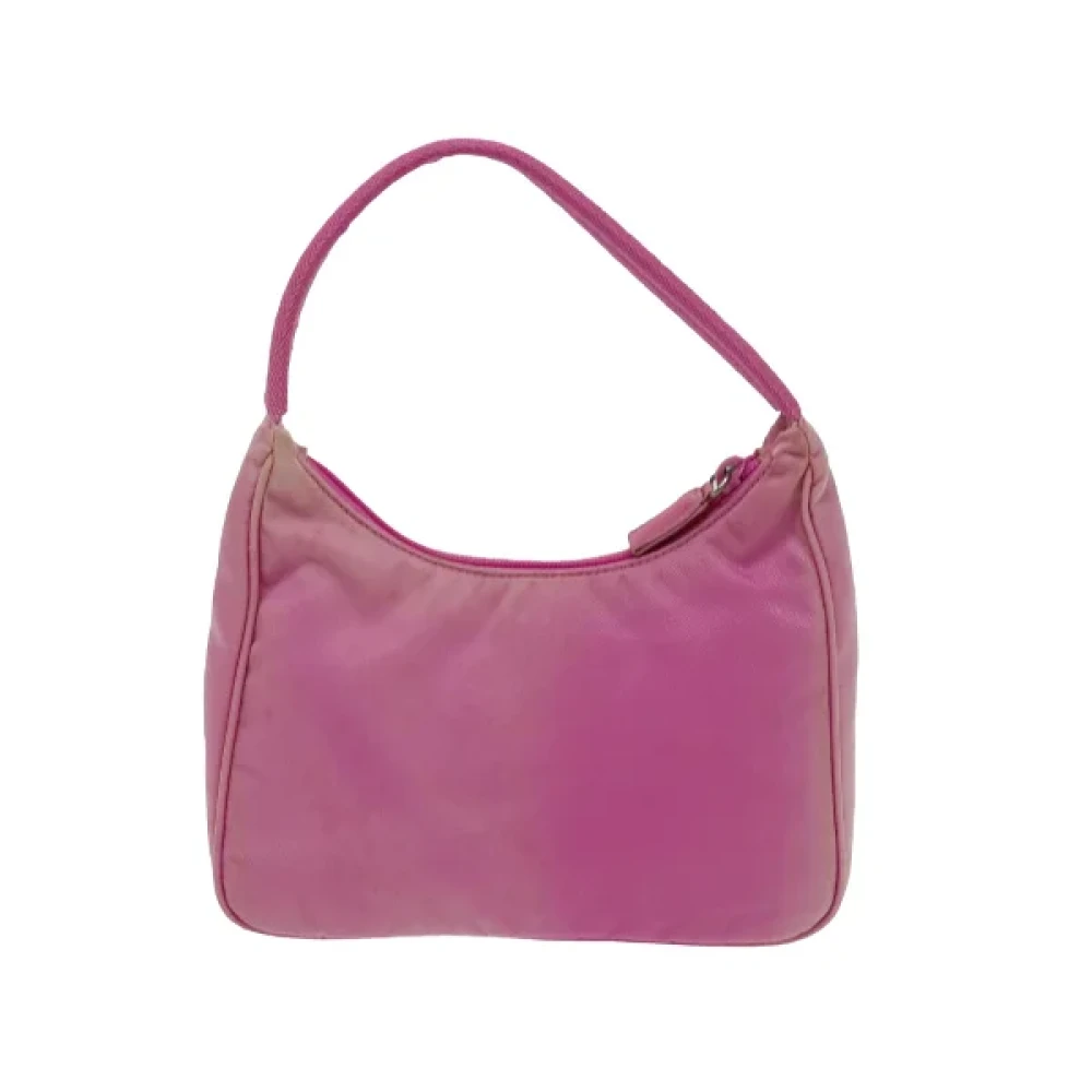 Prada Vintage Pre-owned Nylon prada-bags Pink Dames