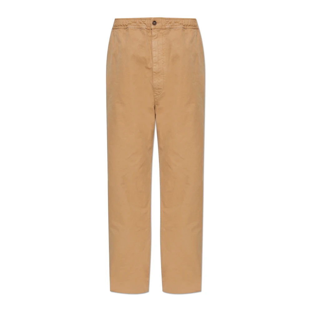 Mm6 Maison Margiela Hombre Beige Pantalones, Talla: S