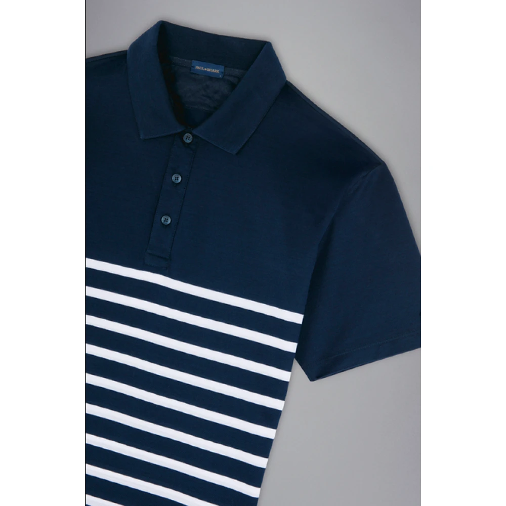 PAUL & SHARK Polo Shirts Blue Heren