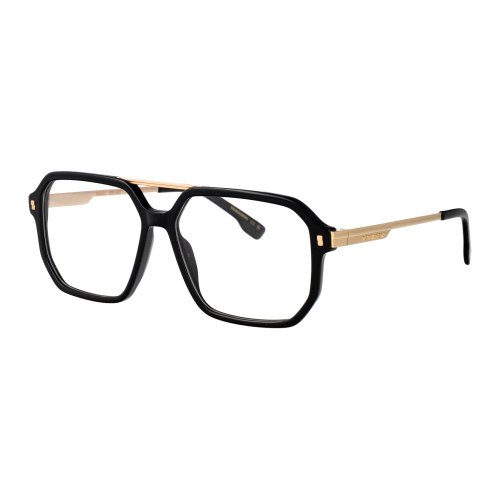 Dsquared2 Men's Black Glasses, 56 Mm, D2 0123 Aviator Frame