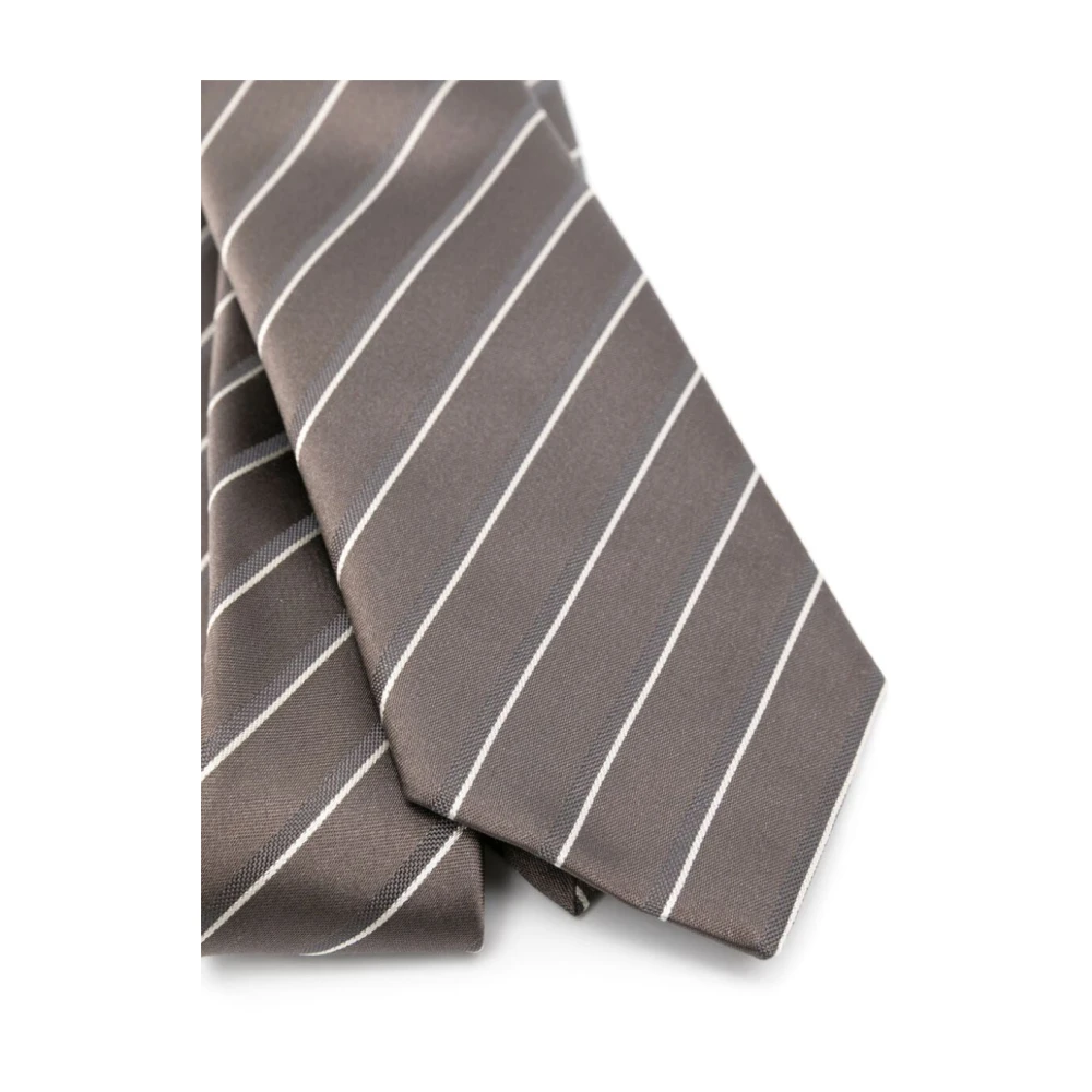 Giorgio Armani Elegante Zijden Stropdas voor Heren Multicolor Heren