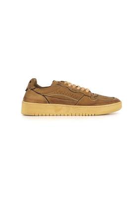 dark-yellow-leather-sneakers