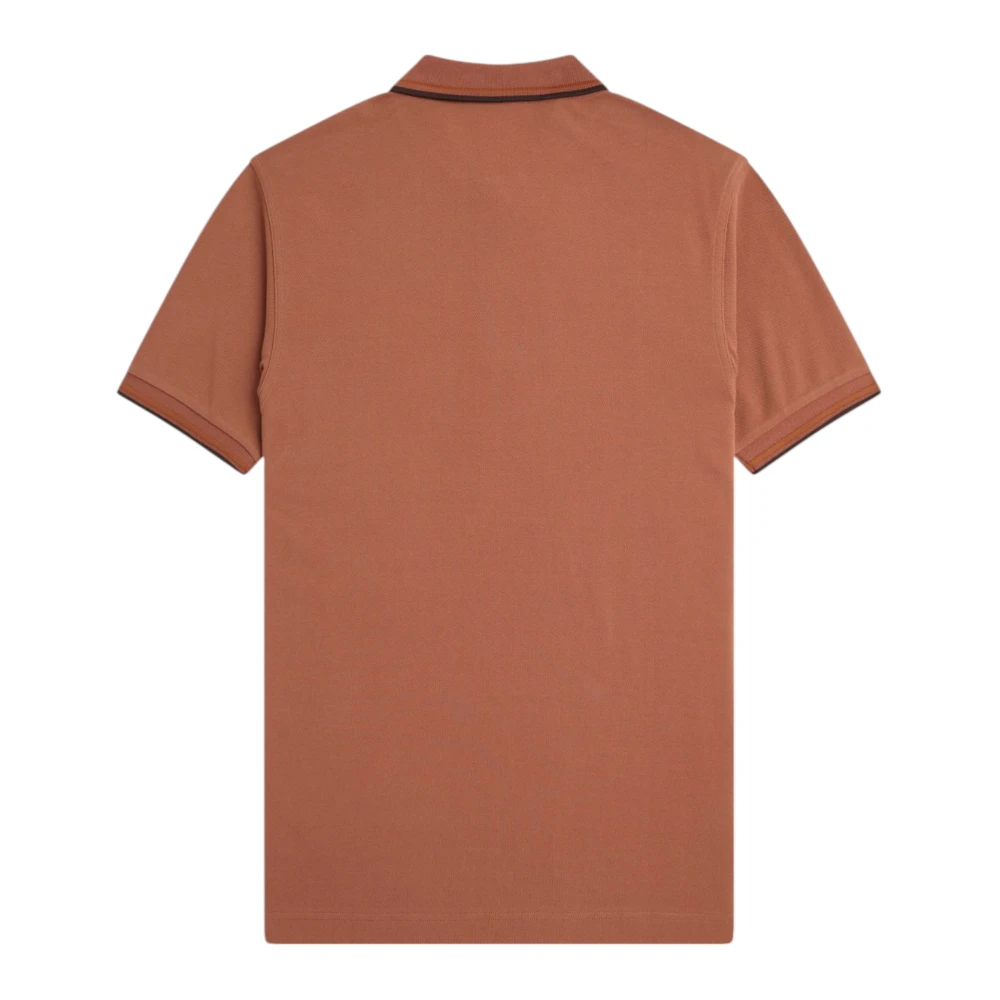 Fred Perry Oranje Twin Tipped Polo Shirt Orange Heren