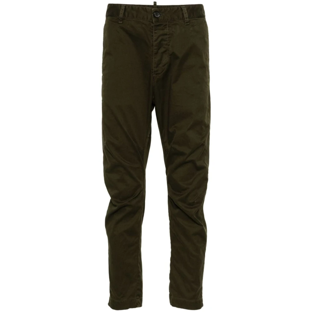 Dsquared2 Groene Twill Weave Broek Green Heren