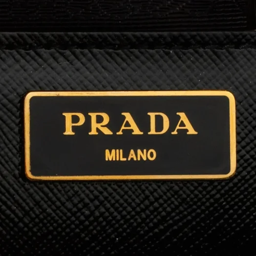 Prada Vintage Pre-owned Leather prada-bags Black Dames