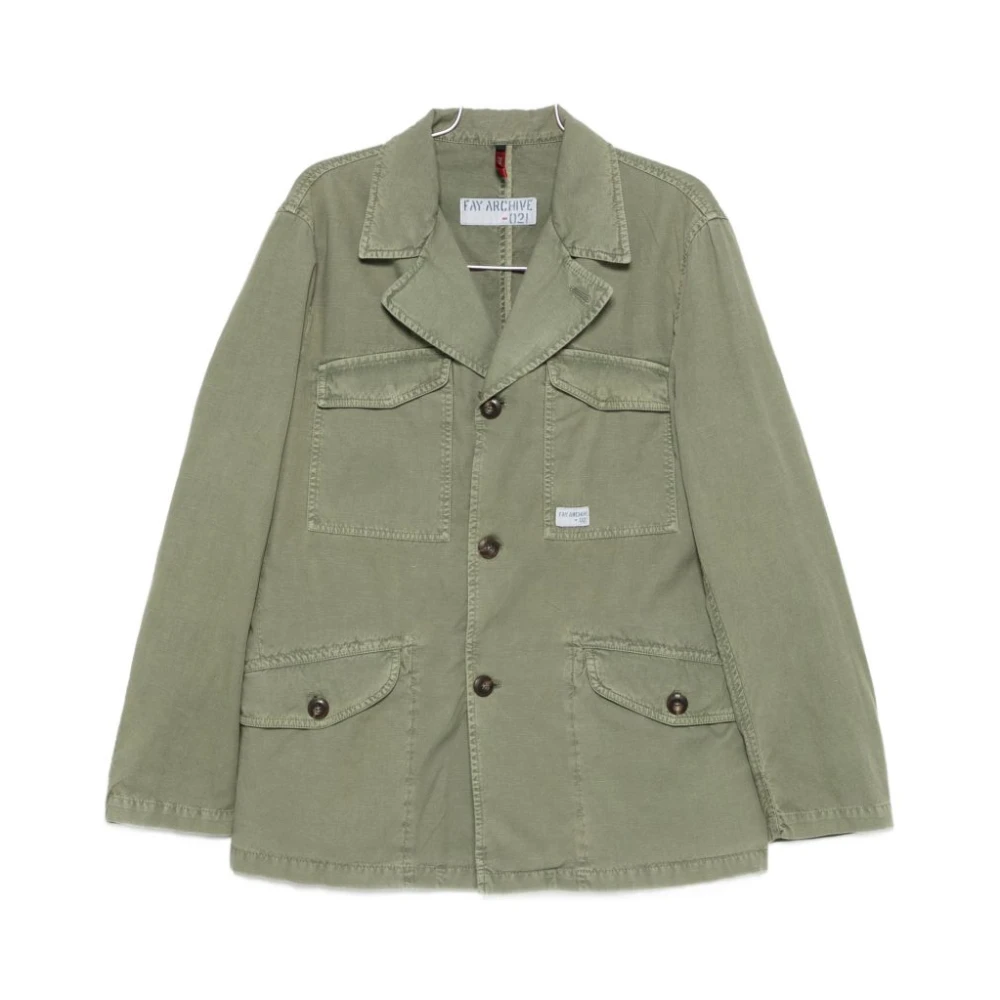 Fay Men's Green Jackets