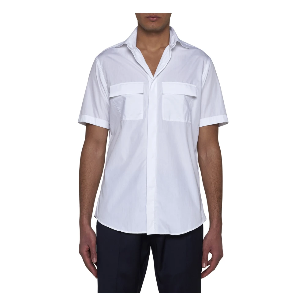 Low Brand Witte Shirt Collectie White Heren