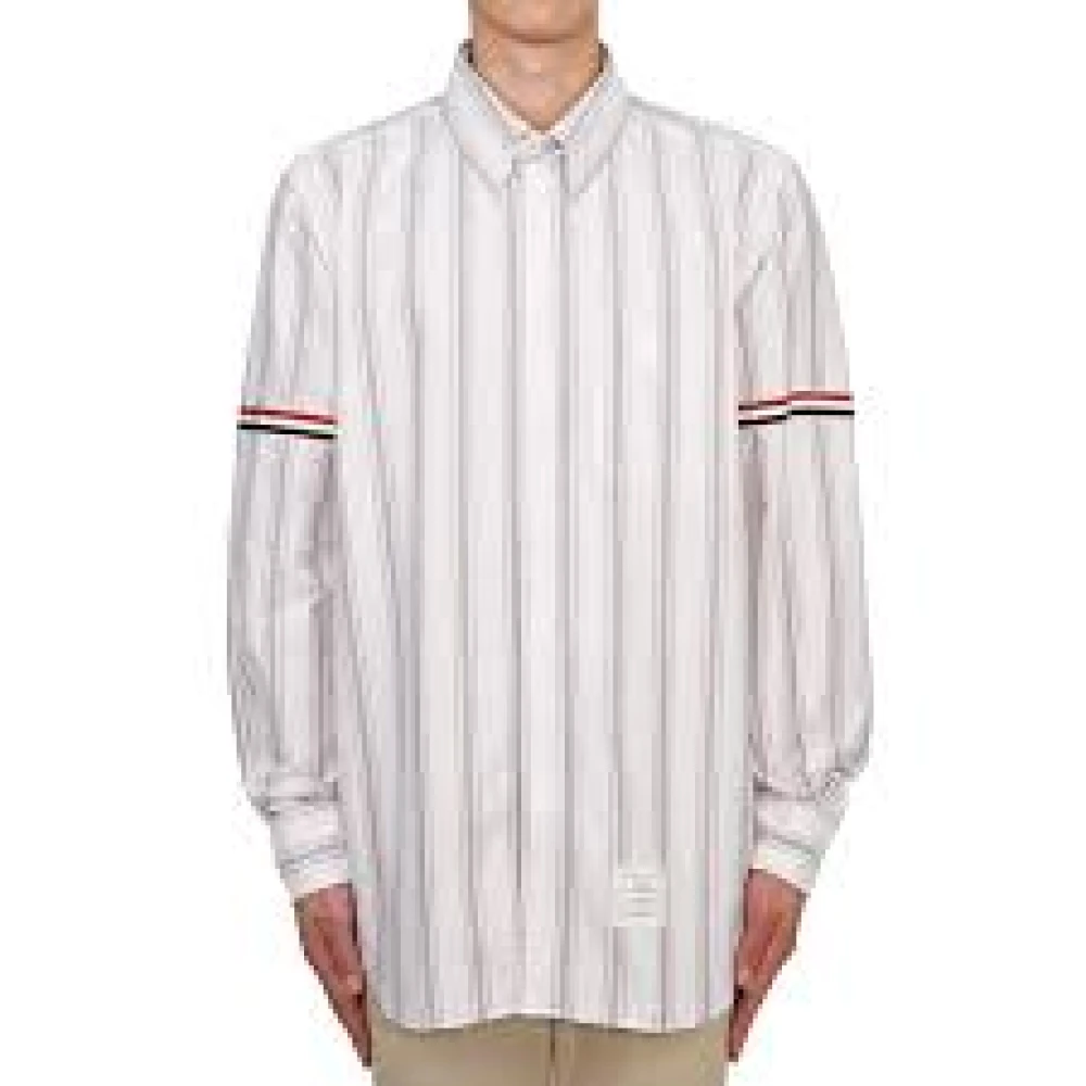 Thom Browne Klassieke Witte Overhemd White Heren