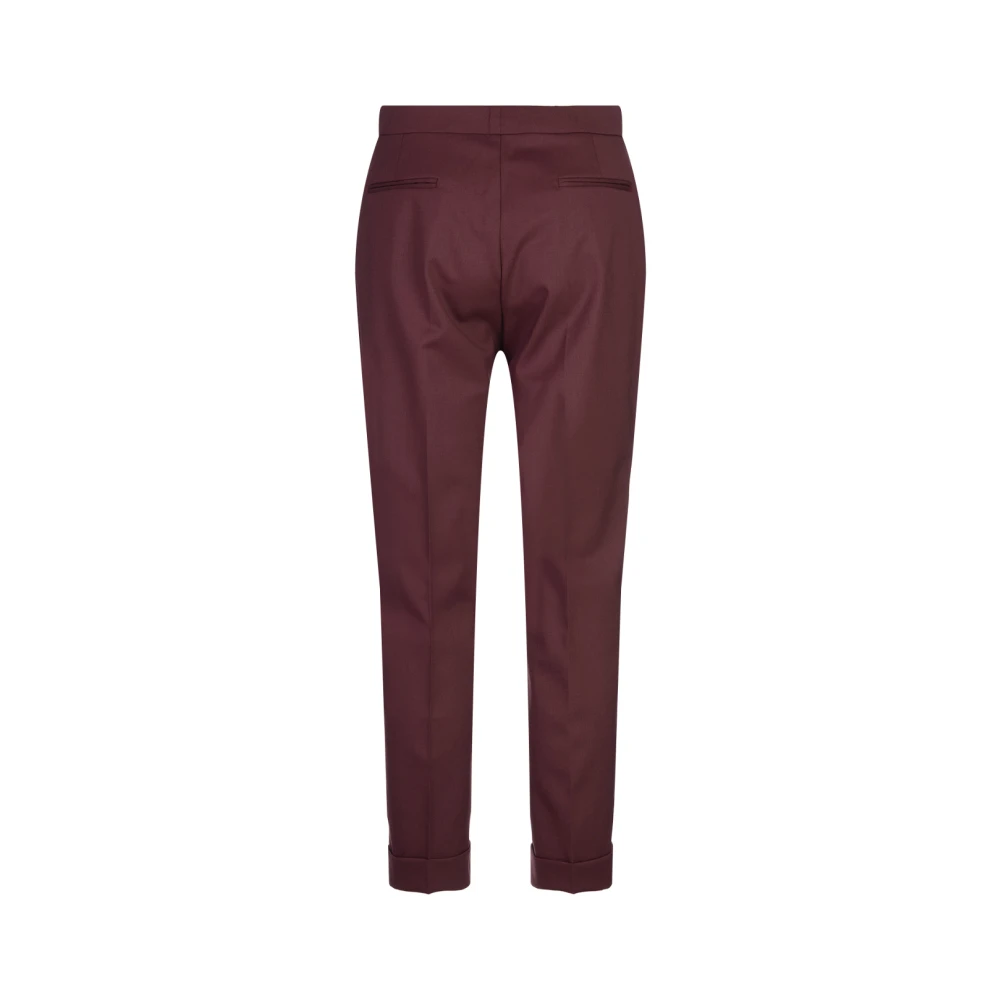ETRO Paarse Cropped Cigarette Broek Purple Dames