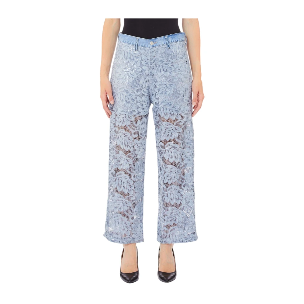 Liu Jo Donna Blu Pantaloni, S, New,