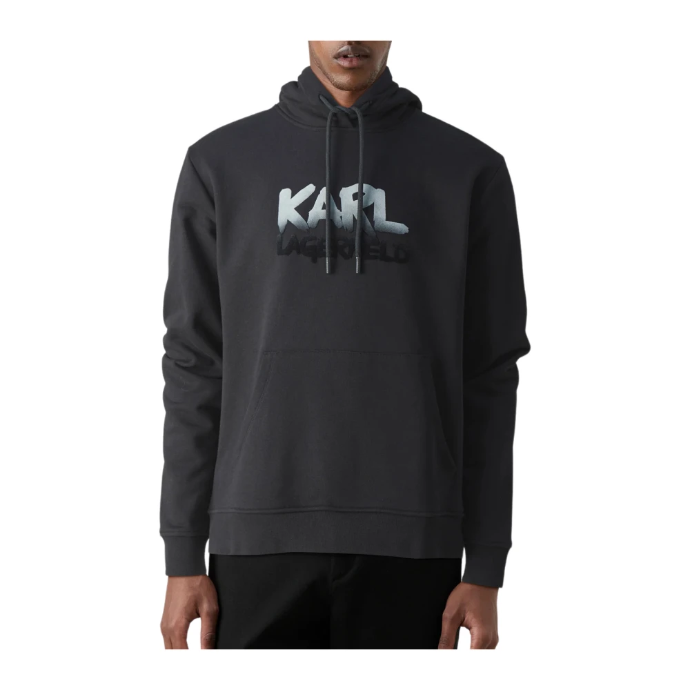 Karl Lagerfeld Punto sweat hoody 705064-544942 Black Heren