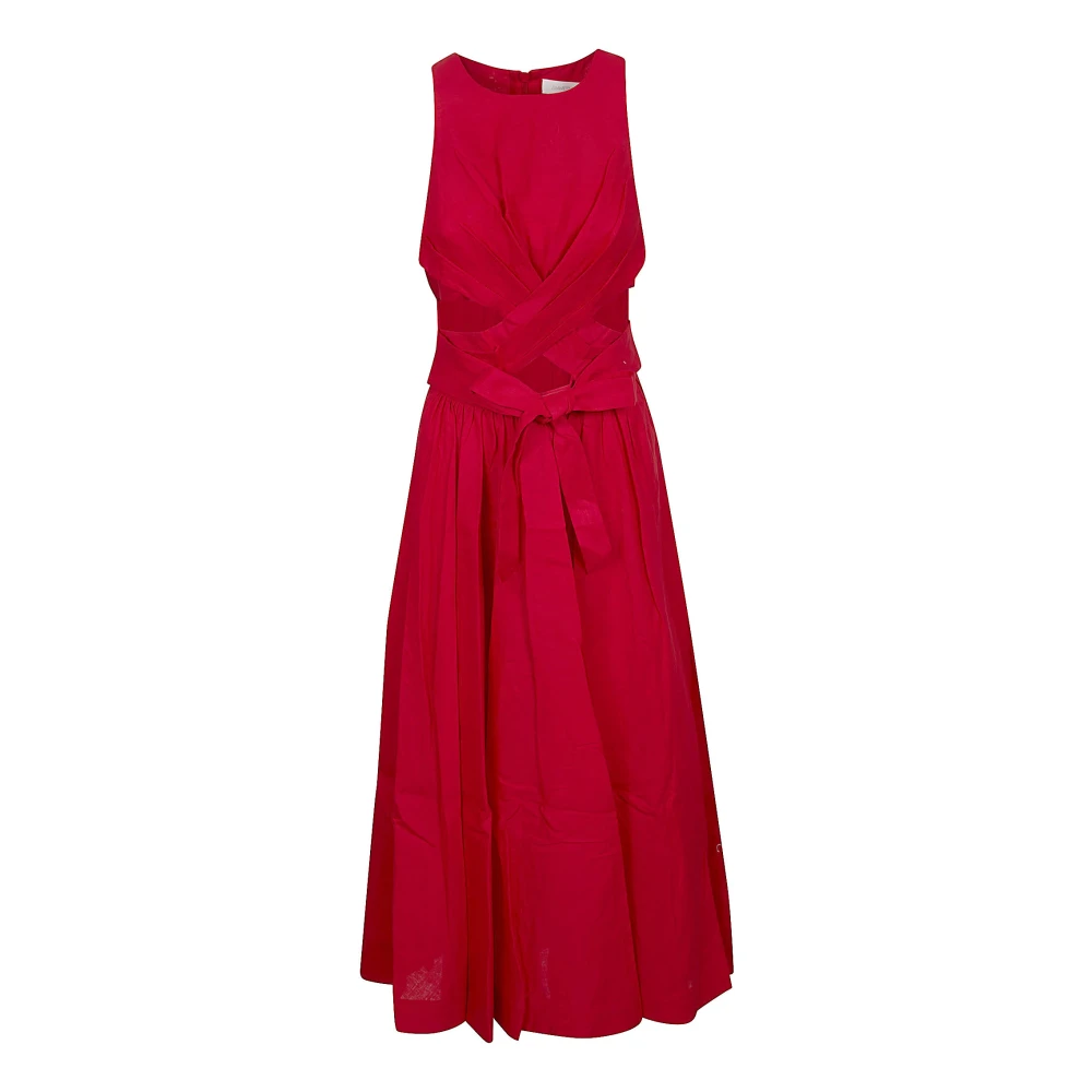 Zimmermann Women's Red Patience Midi Dress