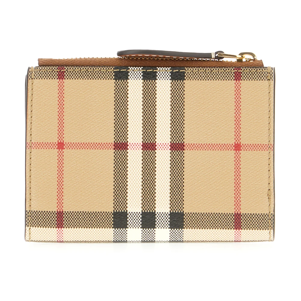 Burberry Stijlvolle Portemonnee met Meerdere Compartimenten Beige Dames