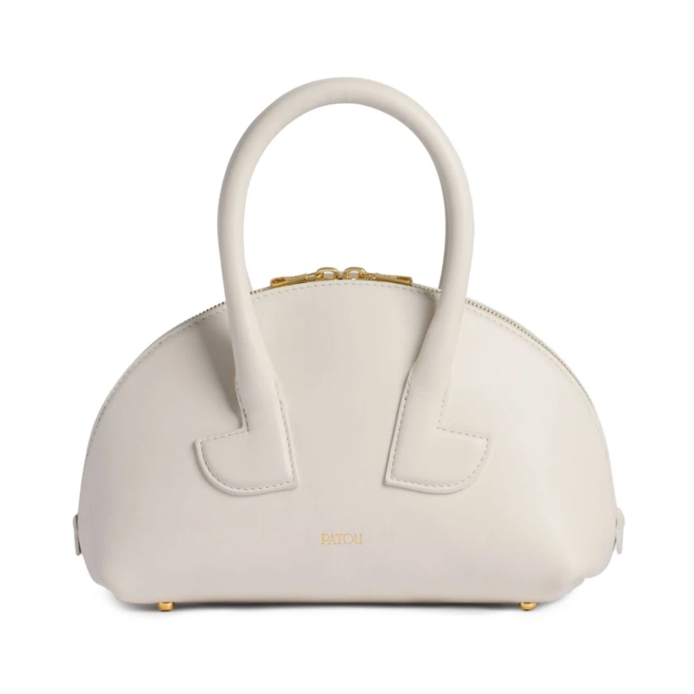 Patou Women's White Handbags, One Size, Chic Bianco Handbag For