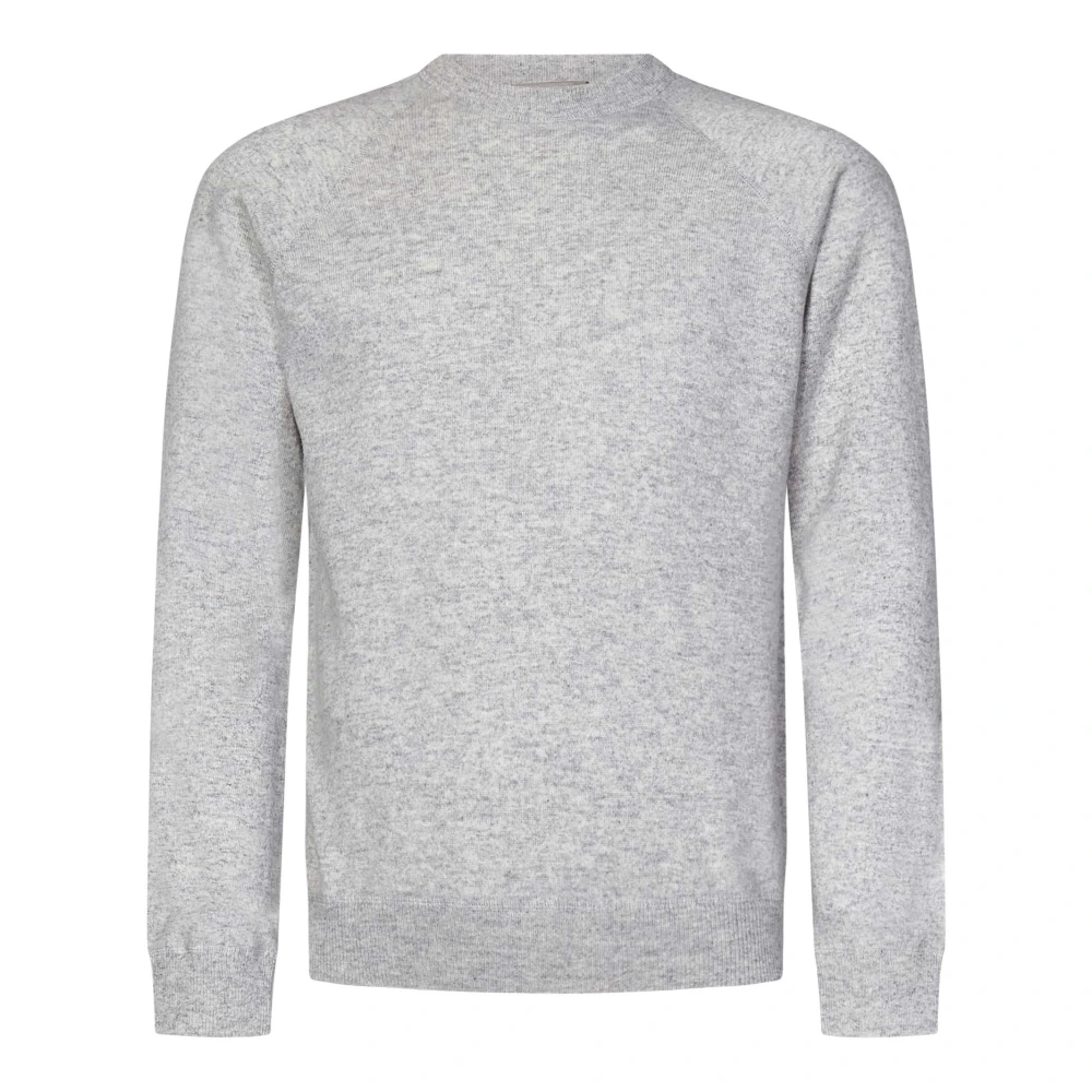 Herno Cashmere Crewneck Sweater Aw24 Gray Heren