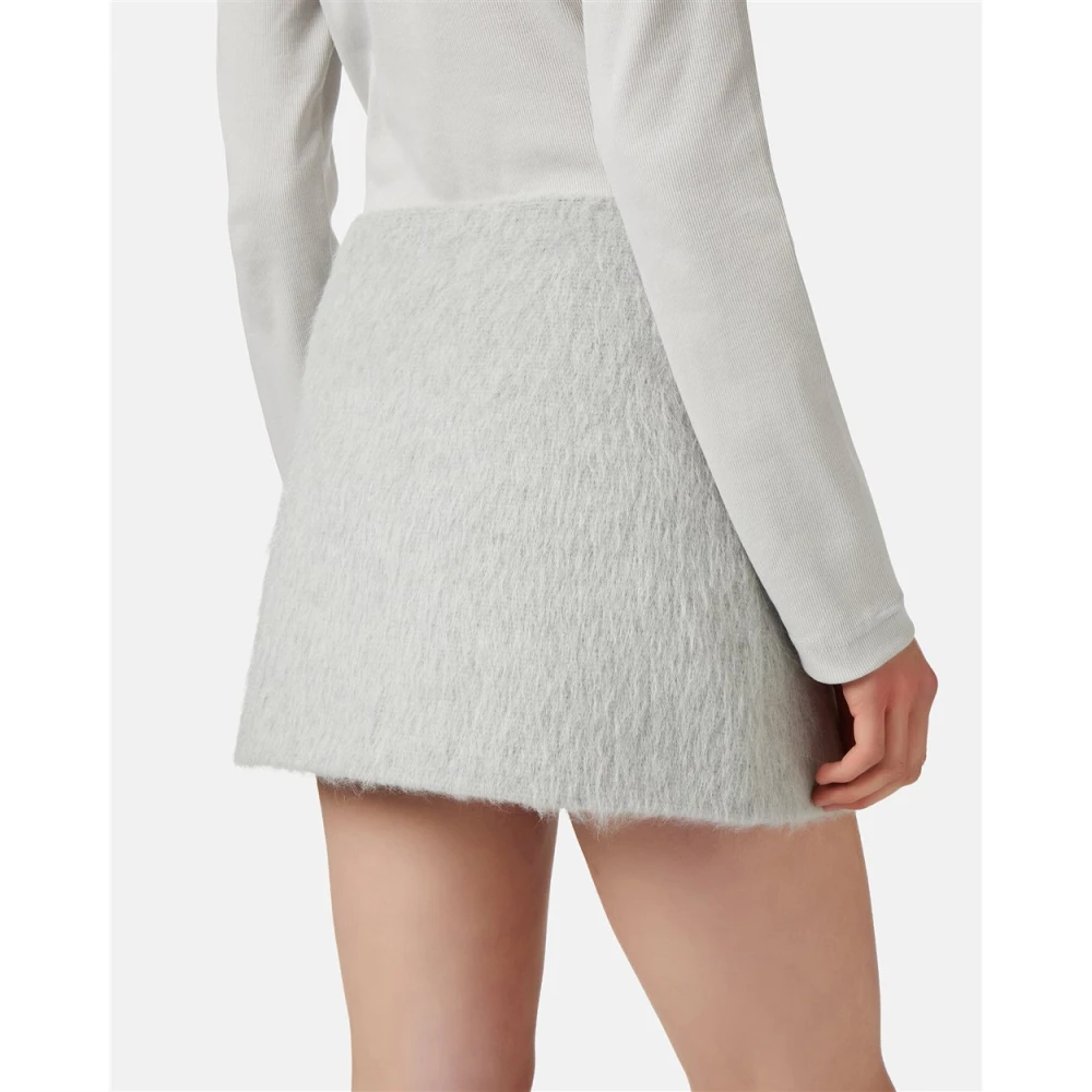 Iceberg Velours stof minirok Gray Dames
