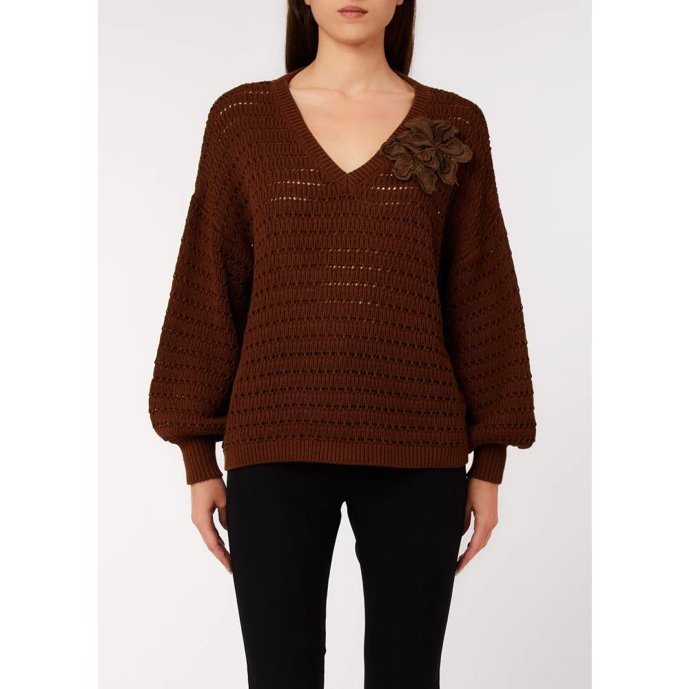 Liu Jo Vrouw Bruin Truien & Vesten Dames, S, Sweater