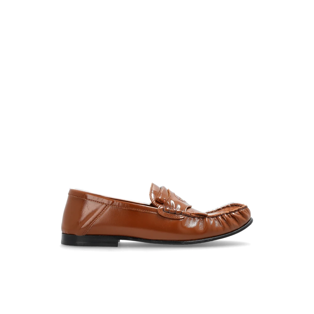 Marni Donna Marrone - Leather Mocassini - Shoes - 40 Eu