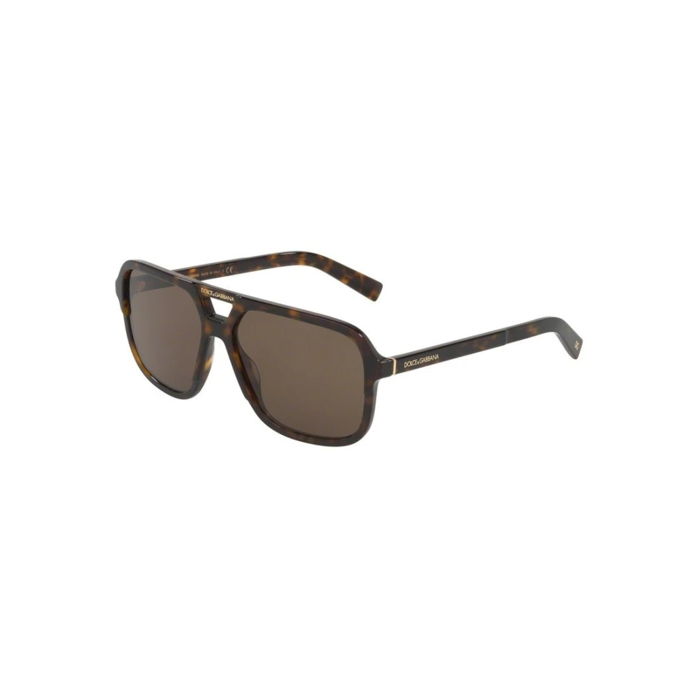 Dolce & Gabbana Men's Brown Sunglasses, 58 Mm, Square Sunglasses