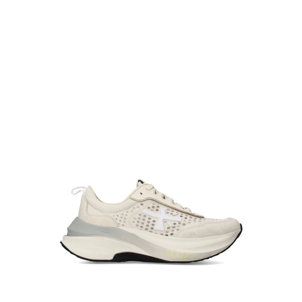 Premiata Women's Beige Running Shoes, 5 Uk, Hill 8242 Trainers